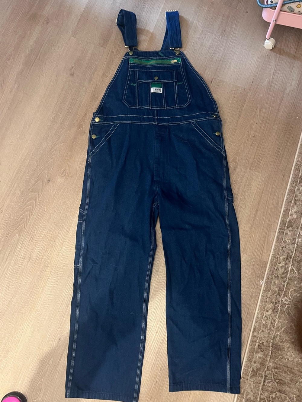liberty Dark Blue Men's Denim Overalls